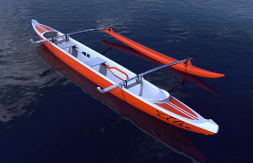 帆船独木舟3D模型图纸 Solidworks设计缩略图